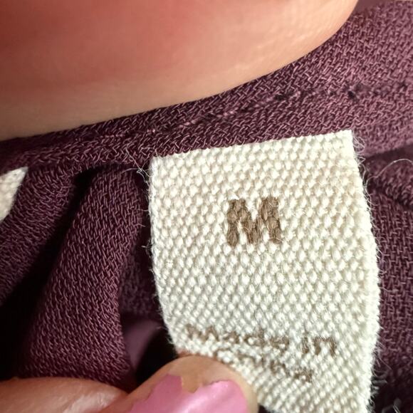 Soft surroundings camisole jubilee sleeveless tank blouse Vermillion Purple M - Picture 4 of 9